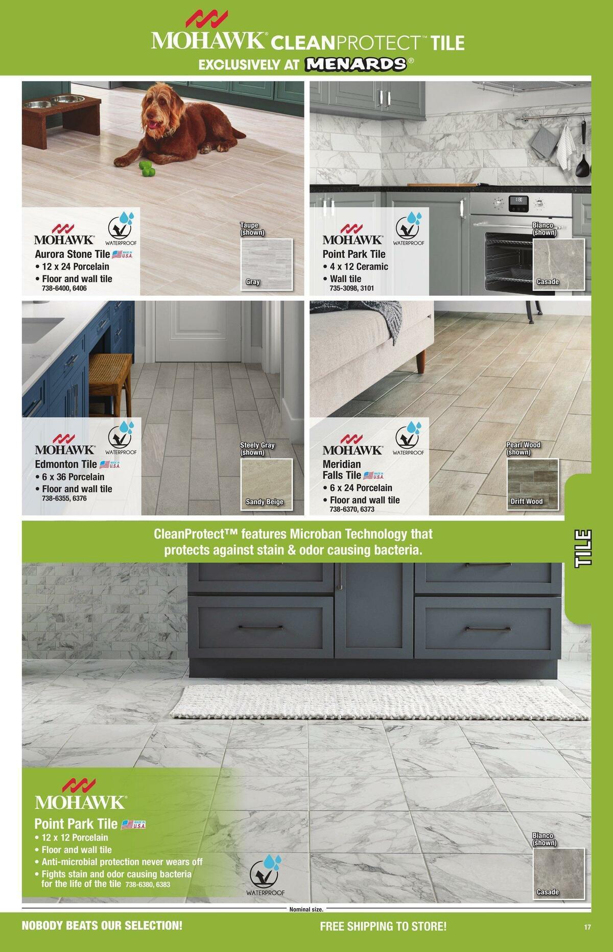 Menards Flooring Catalog Weekly Ad from November 1