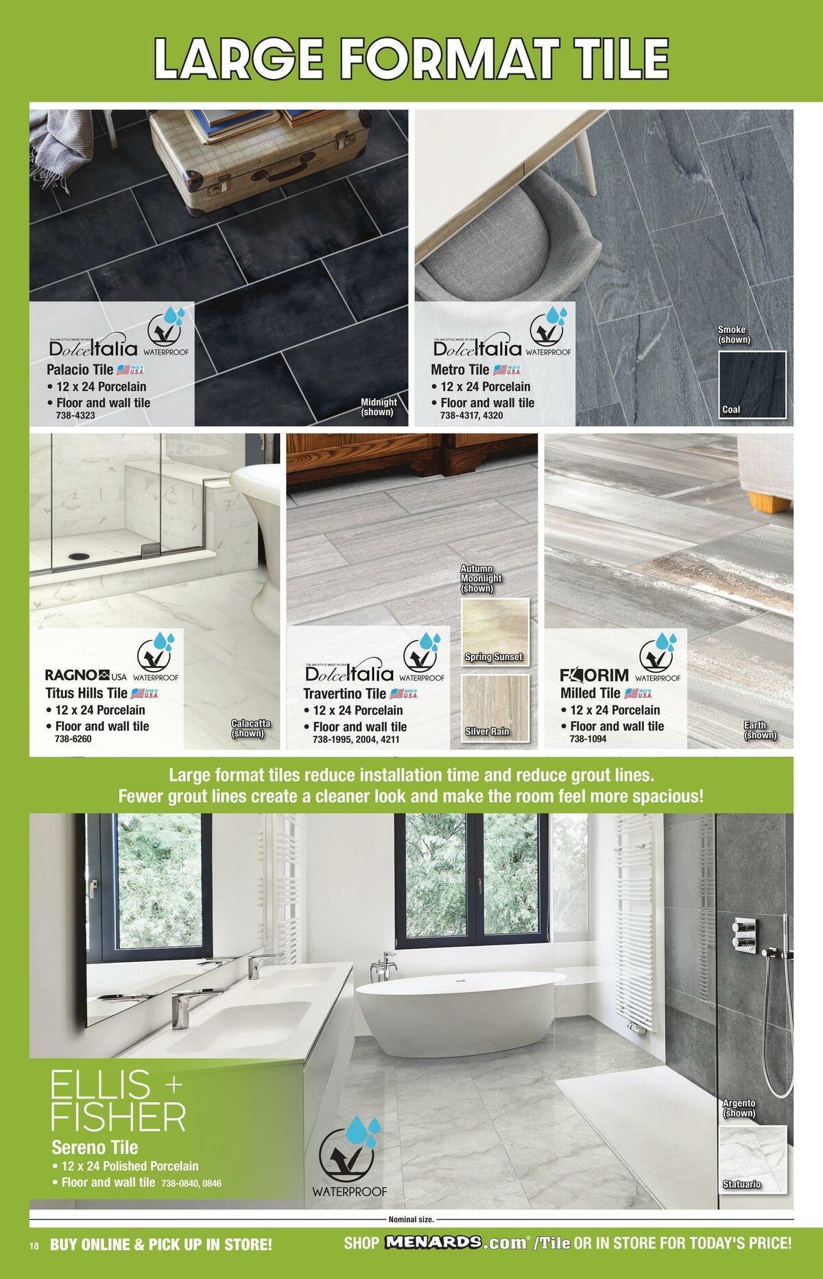 Menards Flooring Catalog Weekly Ad from November 1