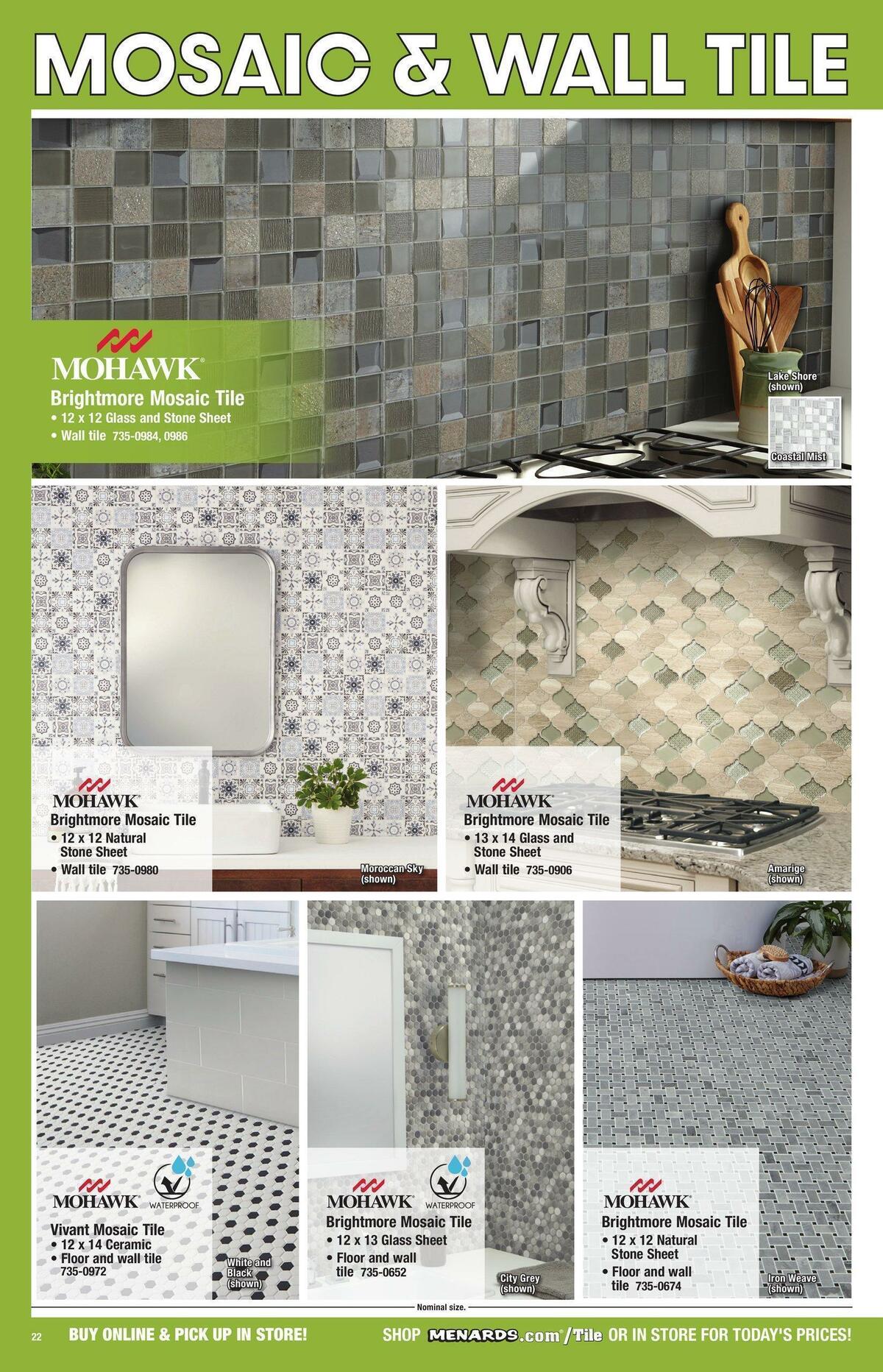 Menards Flooring Catalog Weekly Ad from November 1