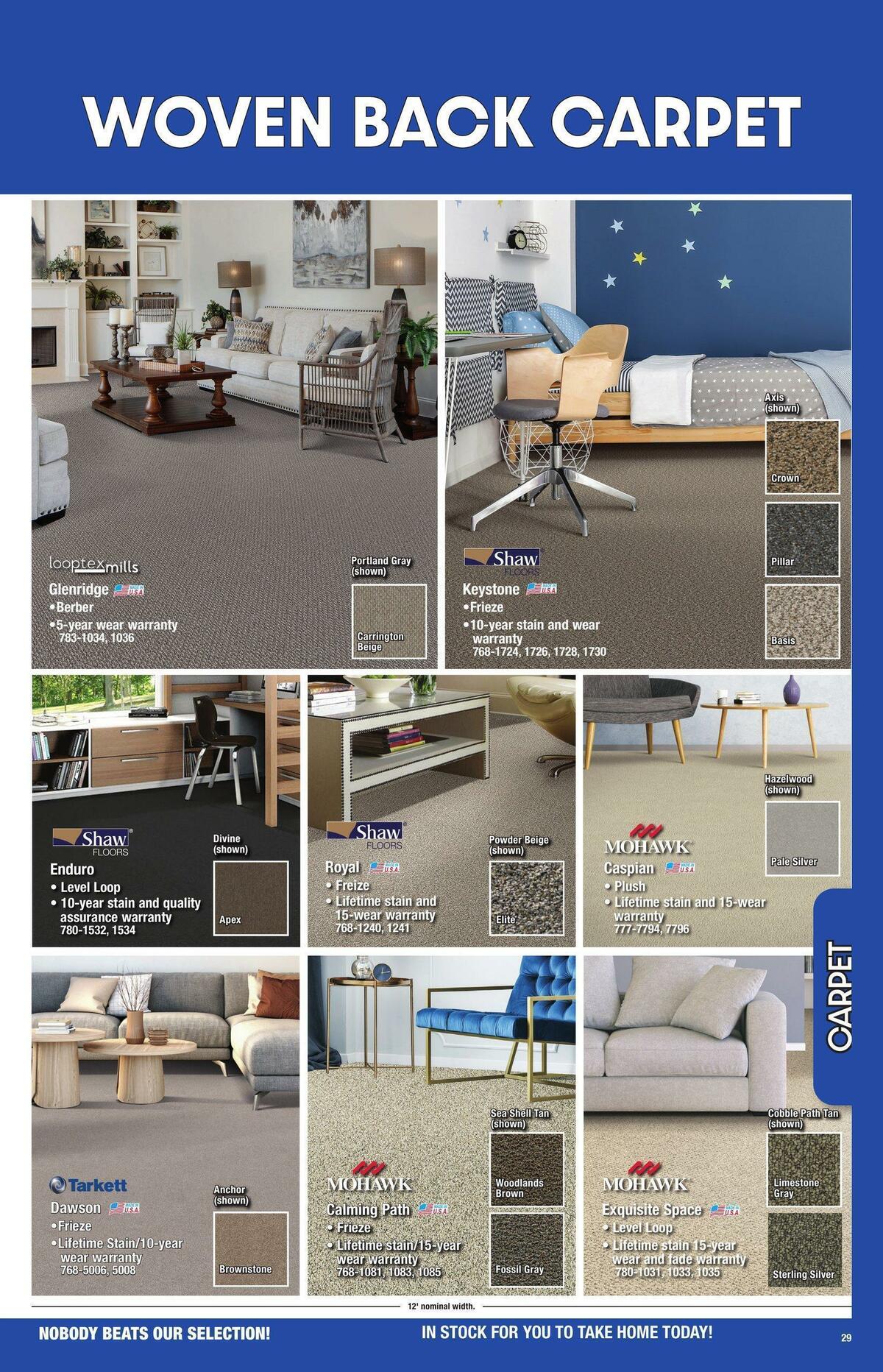 Menards Flooring Catalog Weekly Ad from November 1