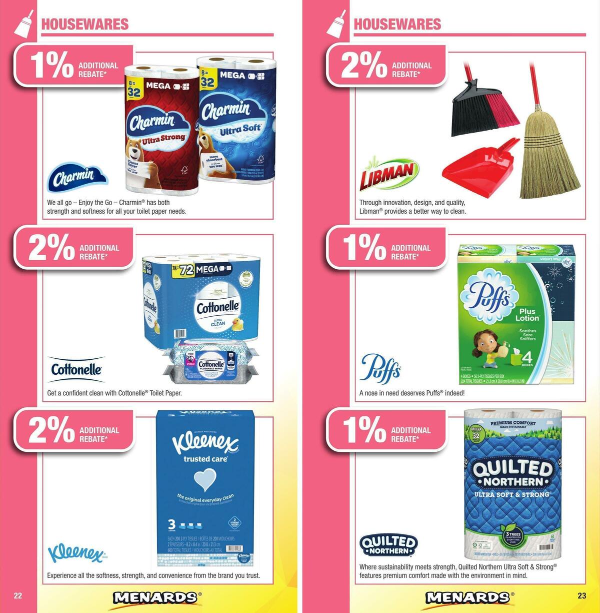 Menards Big Card Brochure Weekly Ad from January 2