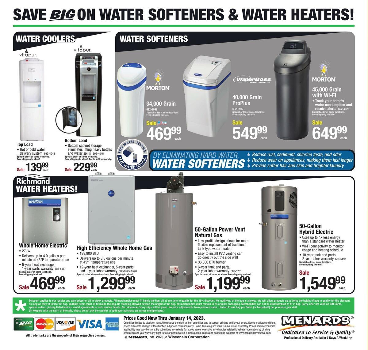 Menards Weekly Ad from January 4