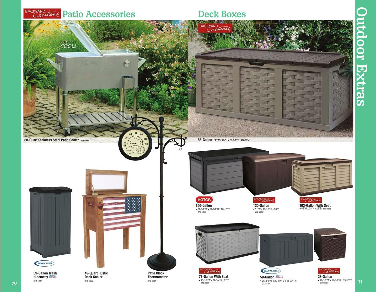 Menards Outdoor Living 2023 Weekly Ad from February 14