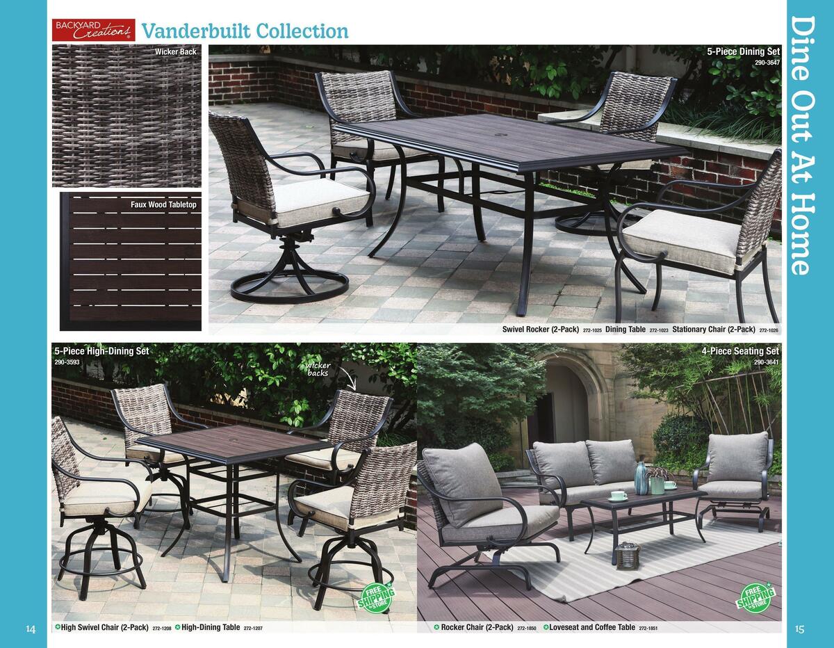 Menards Outdoor Living 2023 Weekly Ad from February 14