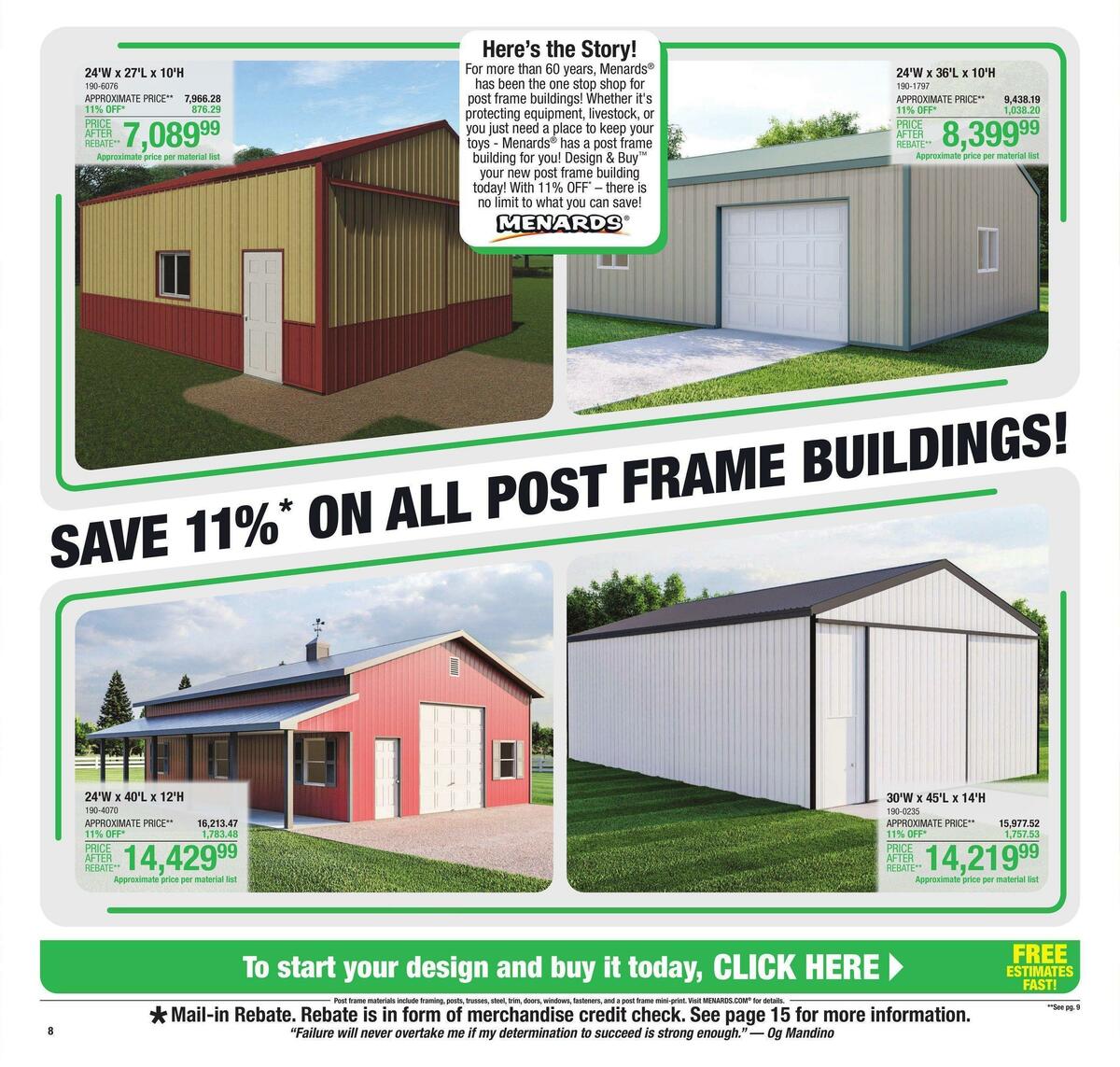 Menards Weekly Ad from February 19