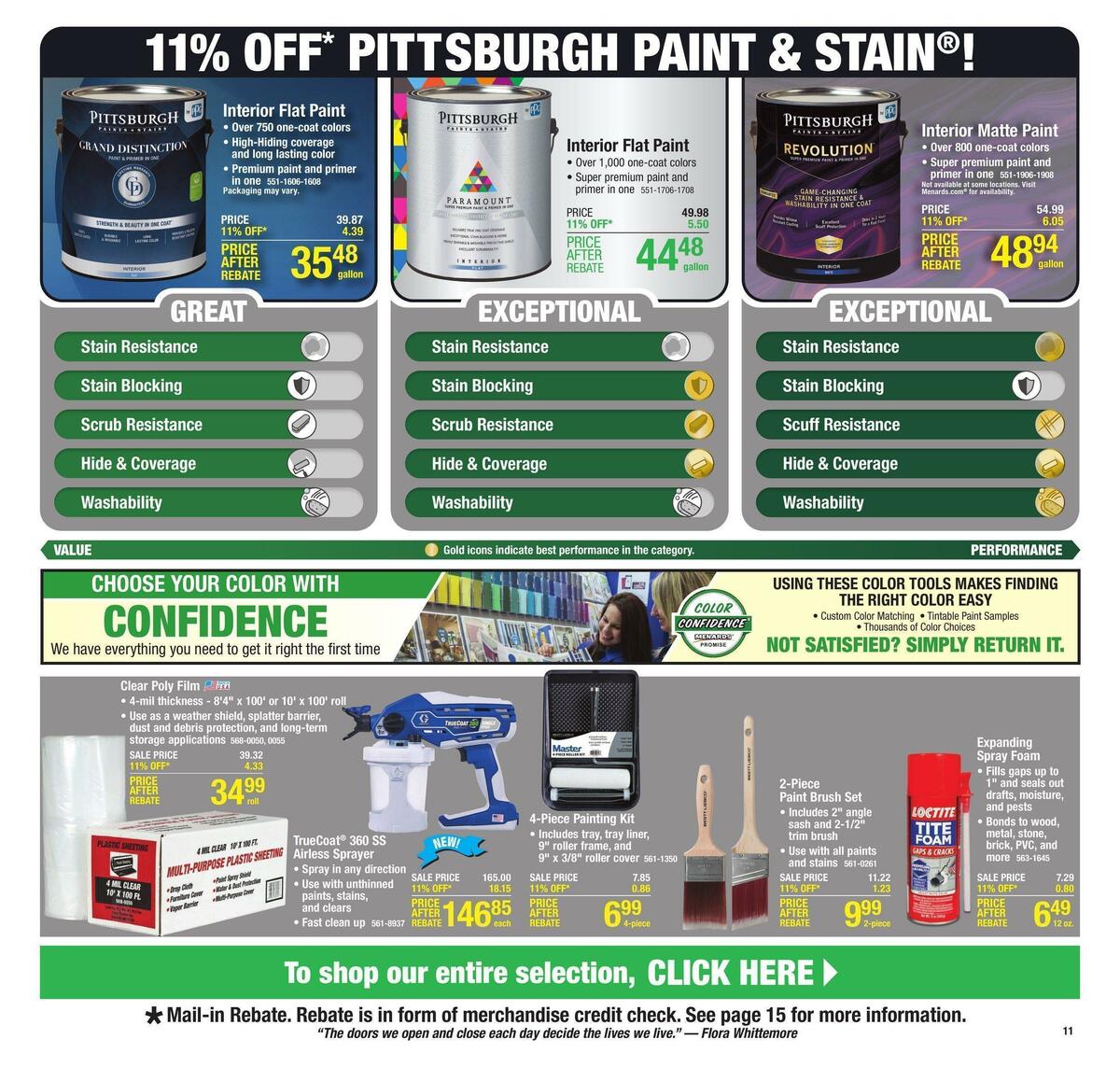 Menards Weekly Ad from February 19