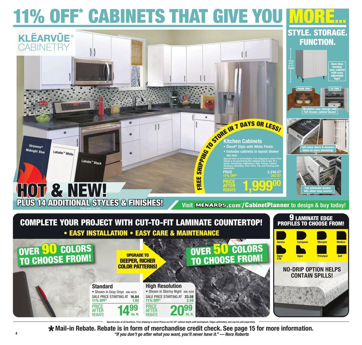 Menards Weekly Ad from February 19