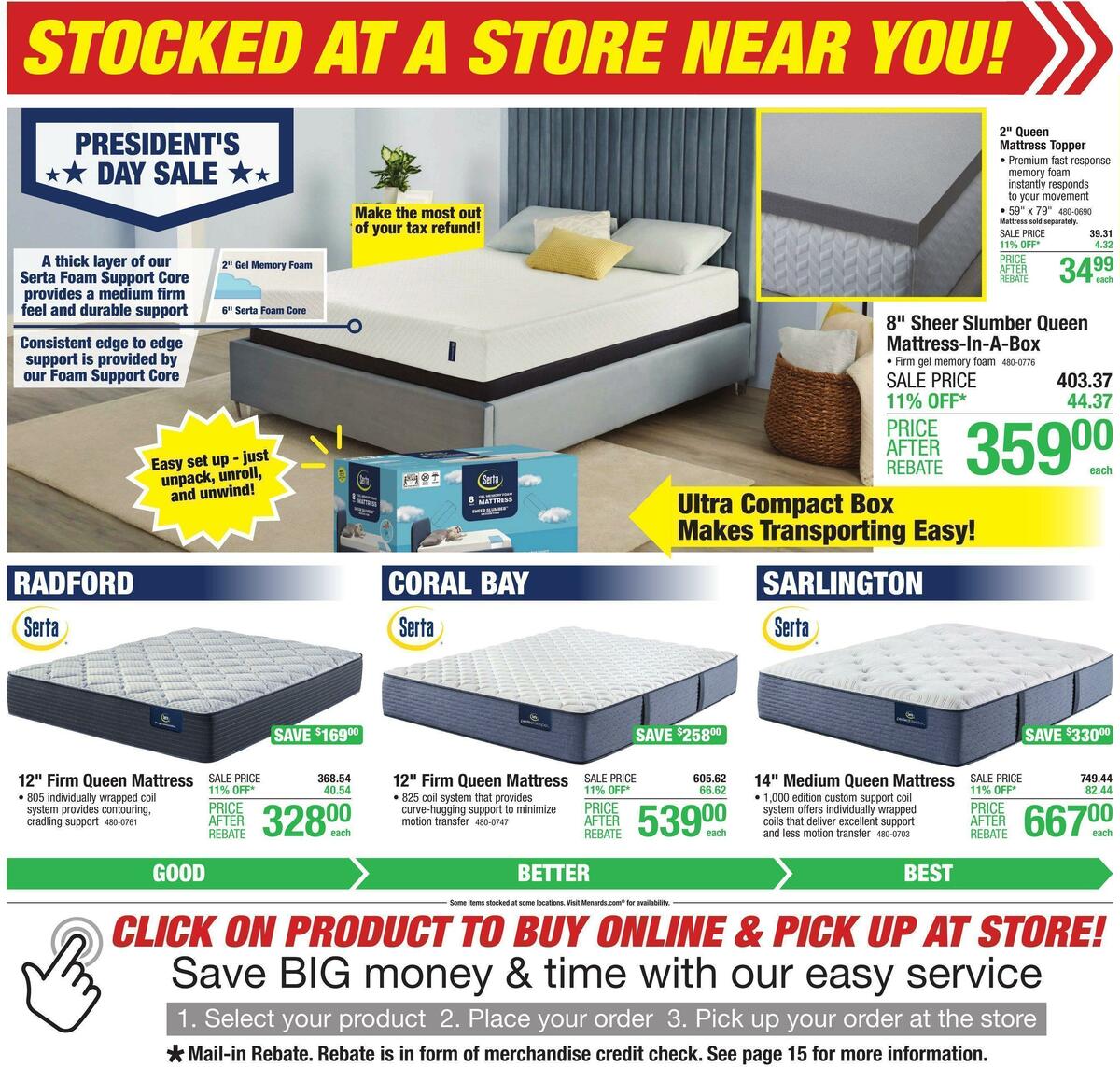 Menards Weekly Ad from February 19