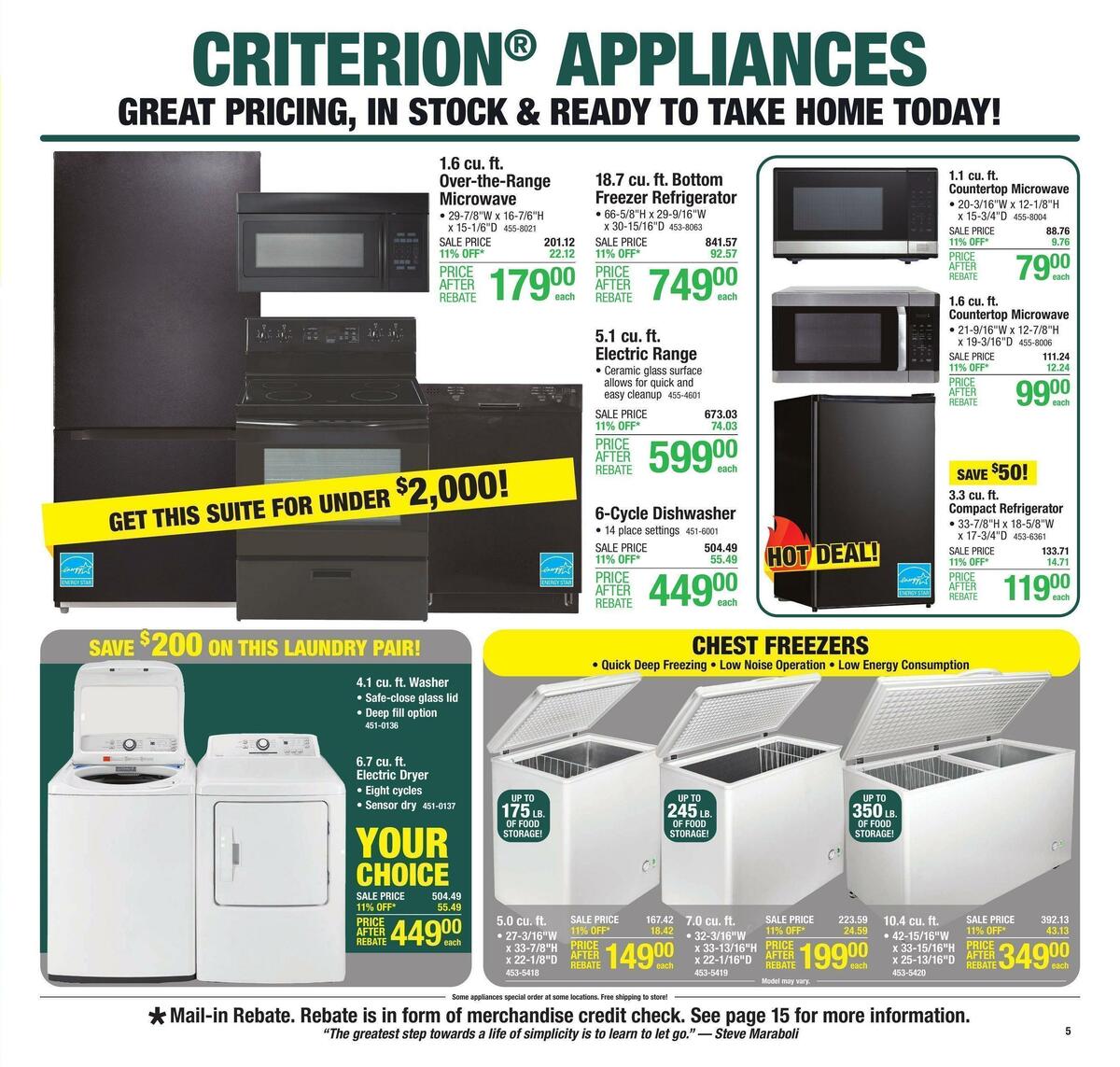 Menards Weekly Ad from February 19