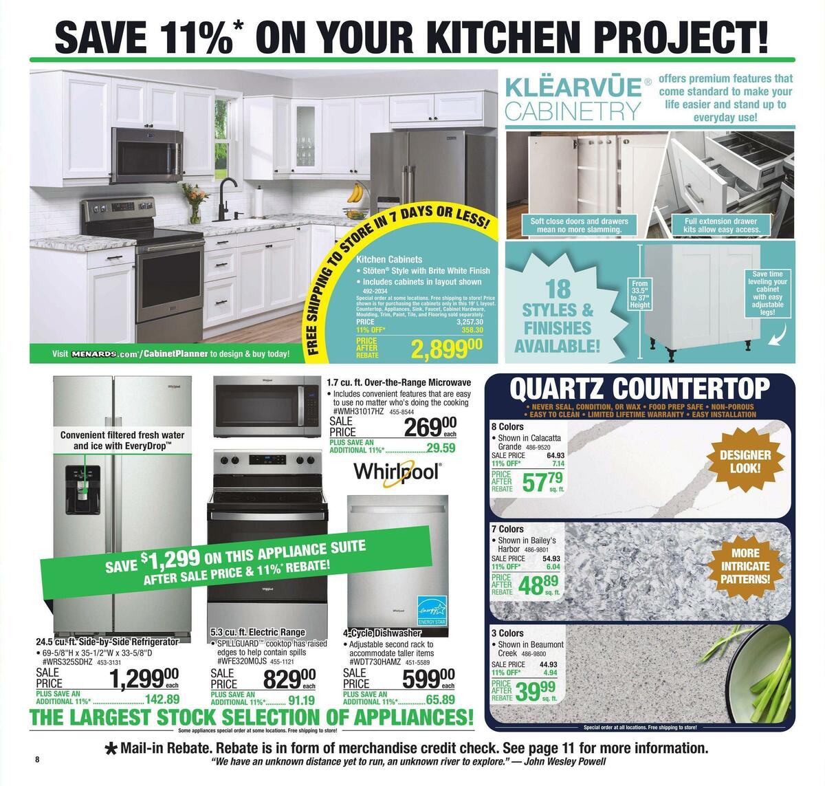 Menards Weekly Ad from March 9