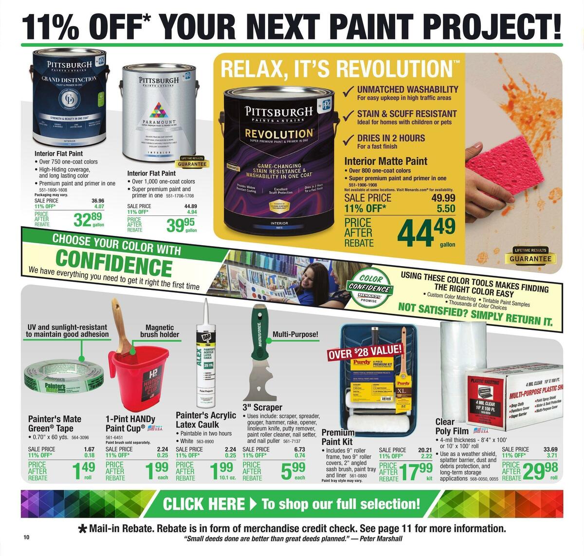 Menards Weekly Ad from March 9