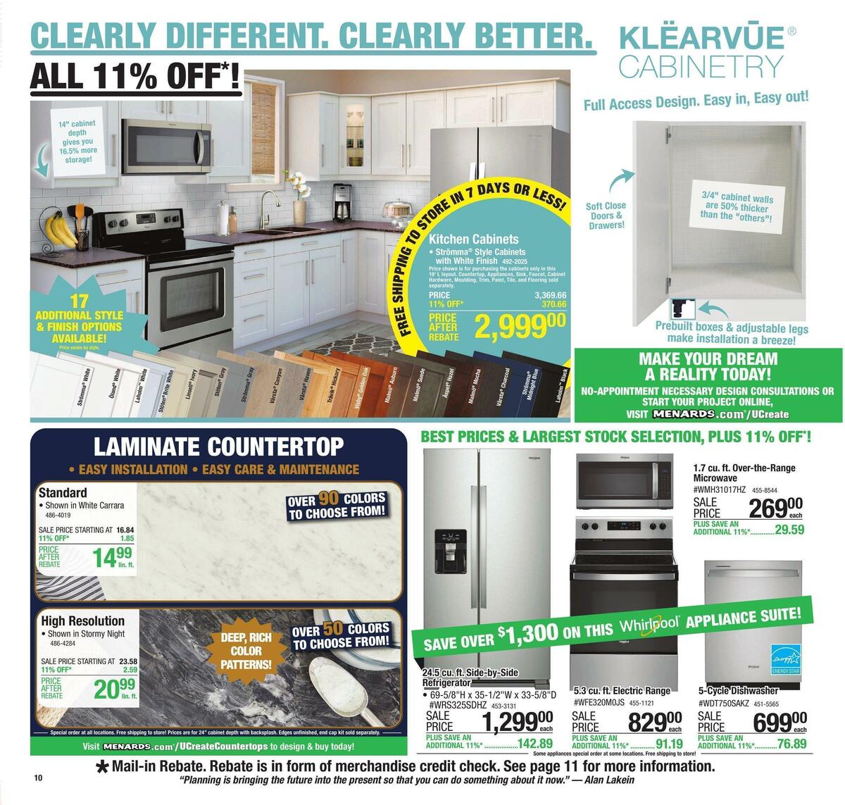 Menards Weekly Ad from March 16