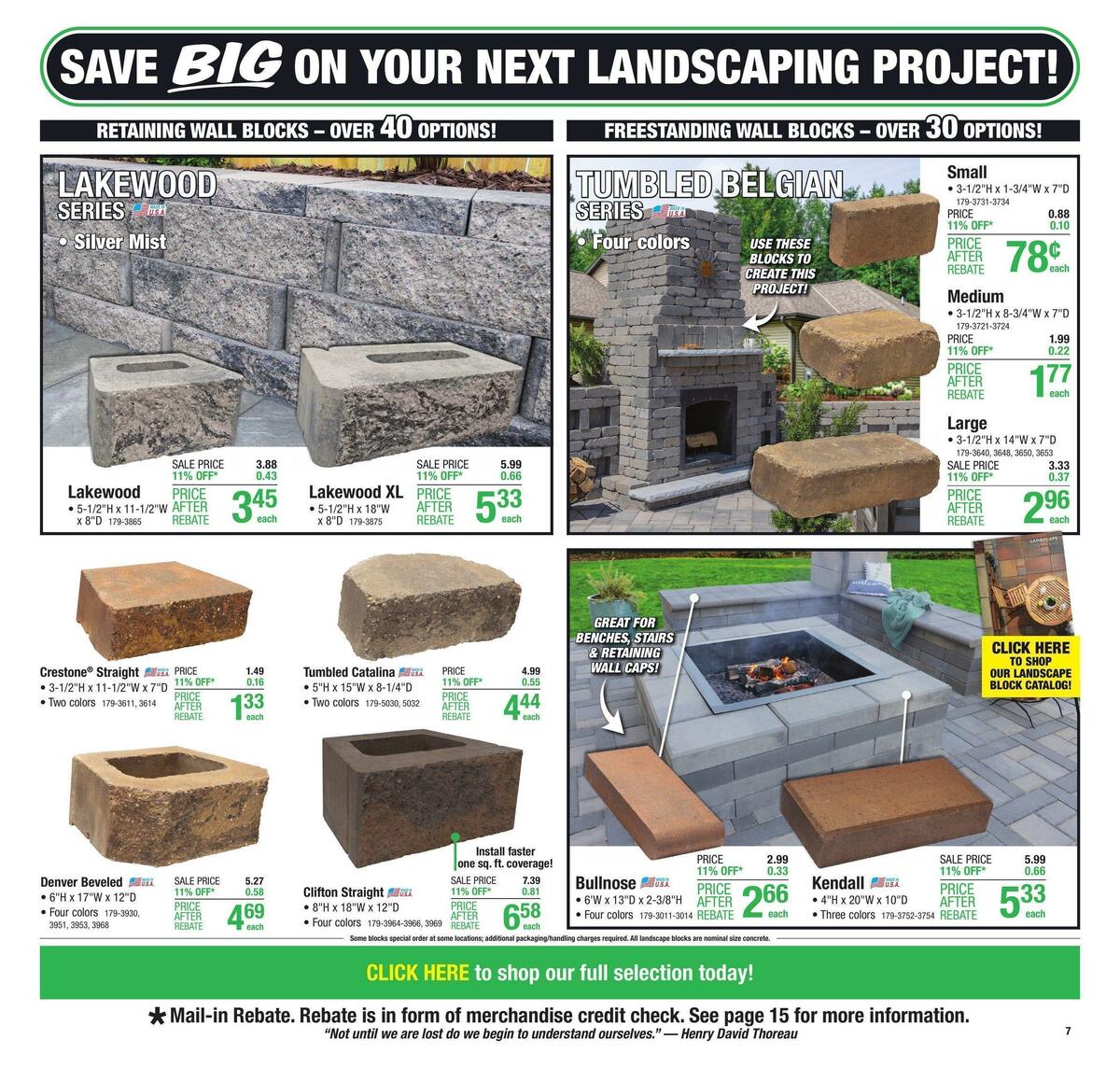 Menards Weekly Ad from April 19