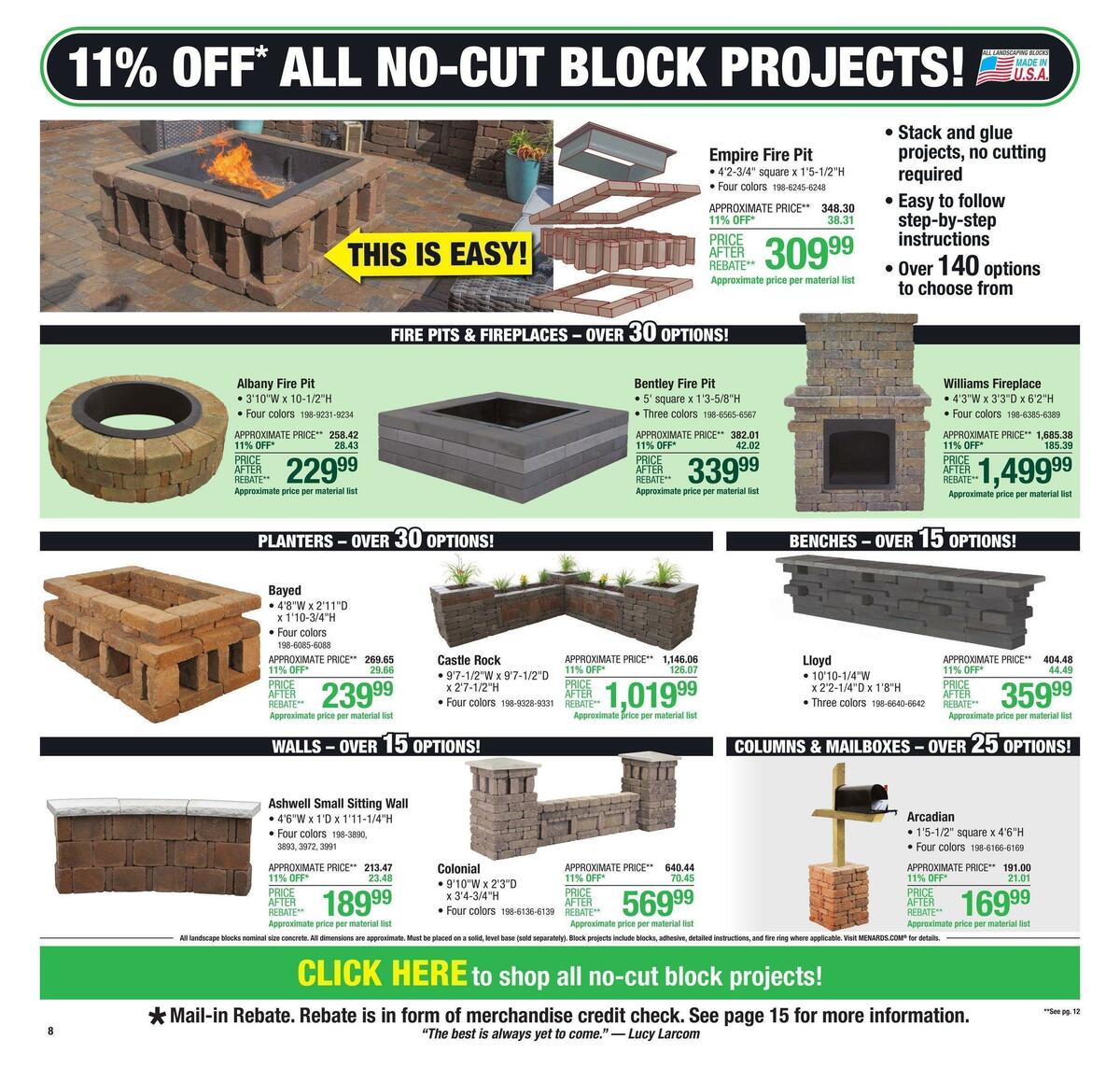 Menards Weekly Ad from April 19