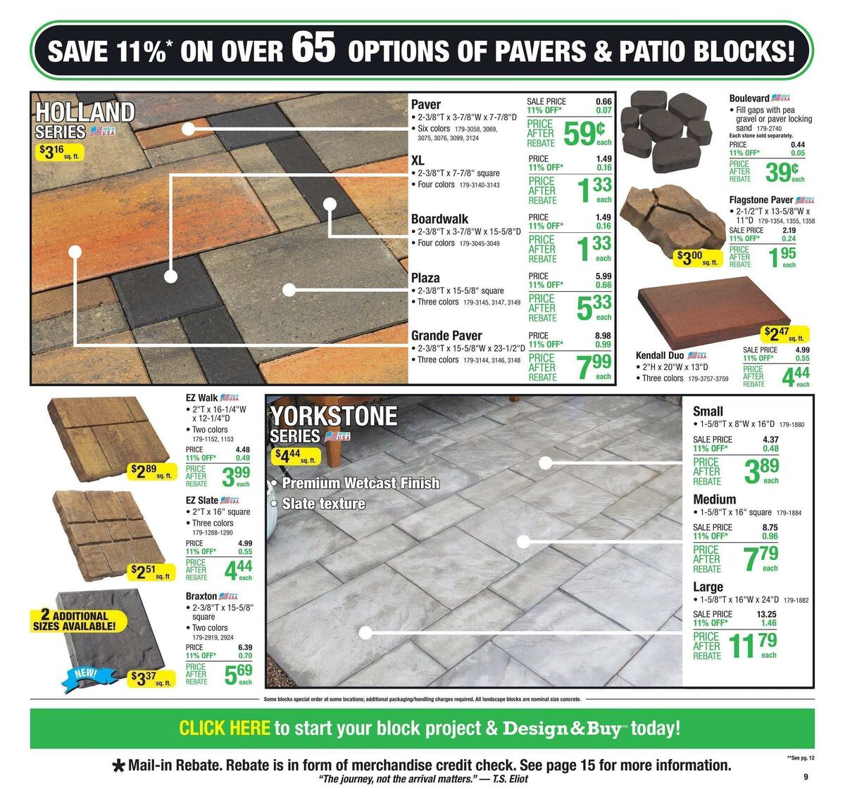 Menards Weekly Ad from April 19