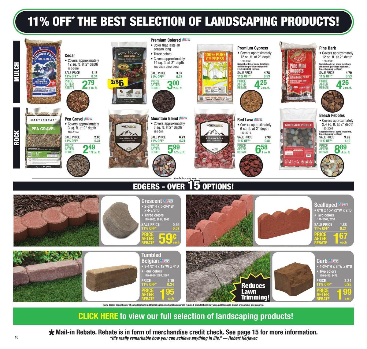 Menards Weekly Ad from April 19