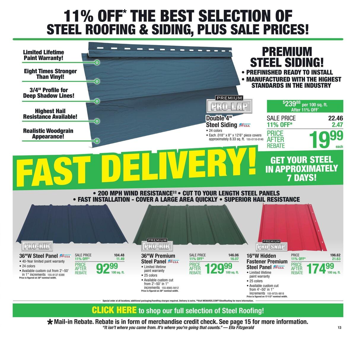 Menards Weekly Ad from April 19