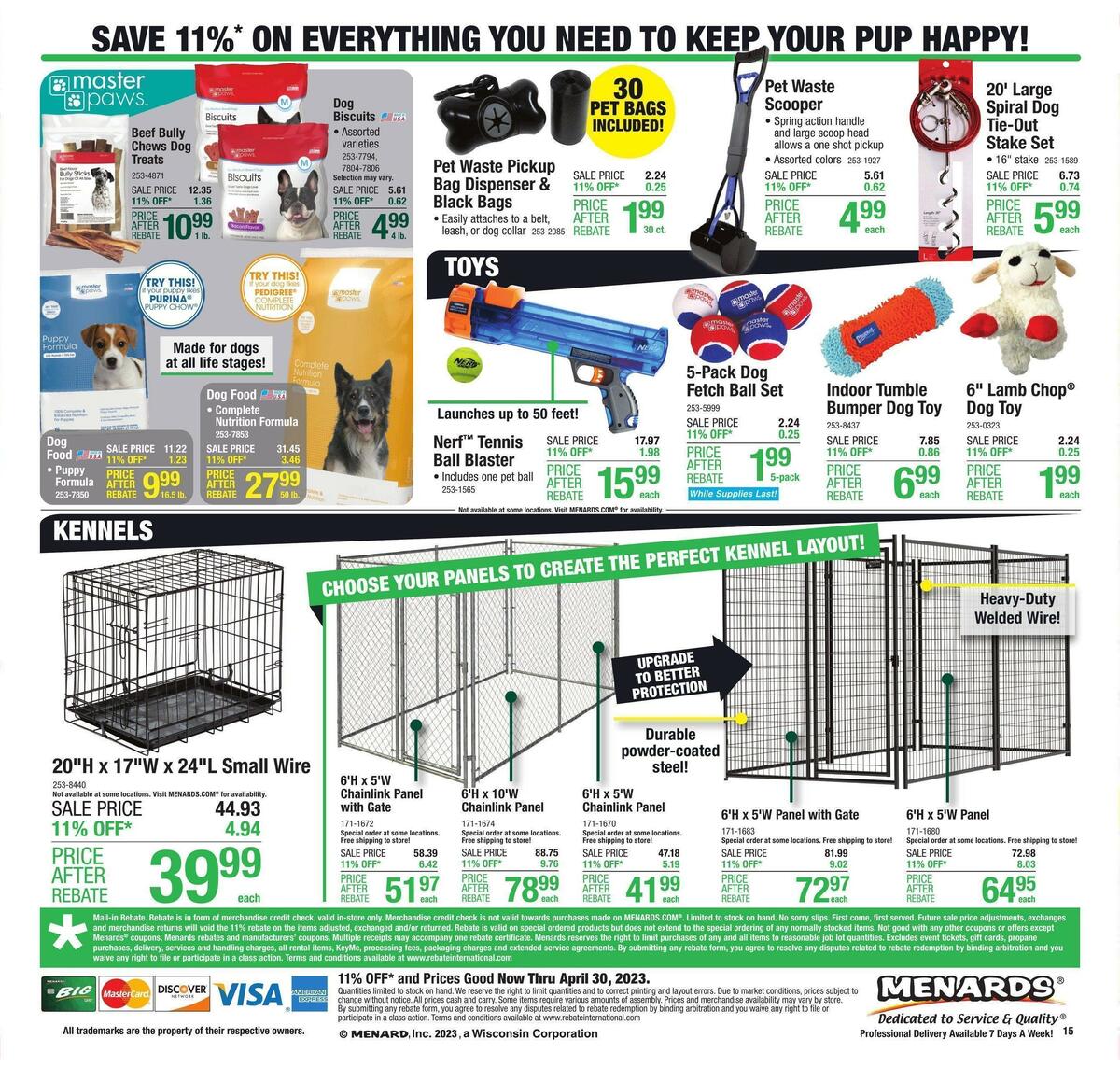 Menards Weekly Ad from April 19