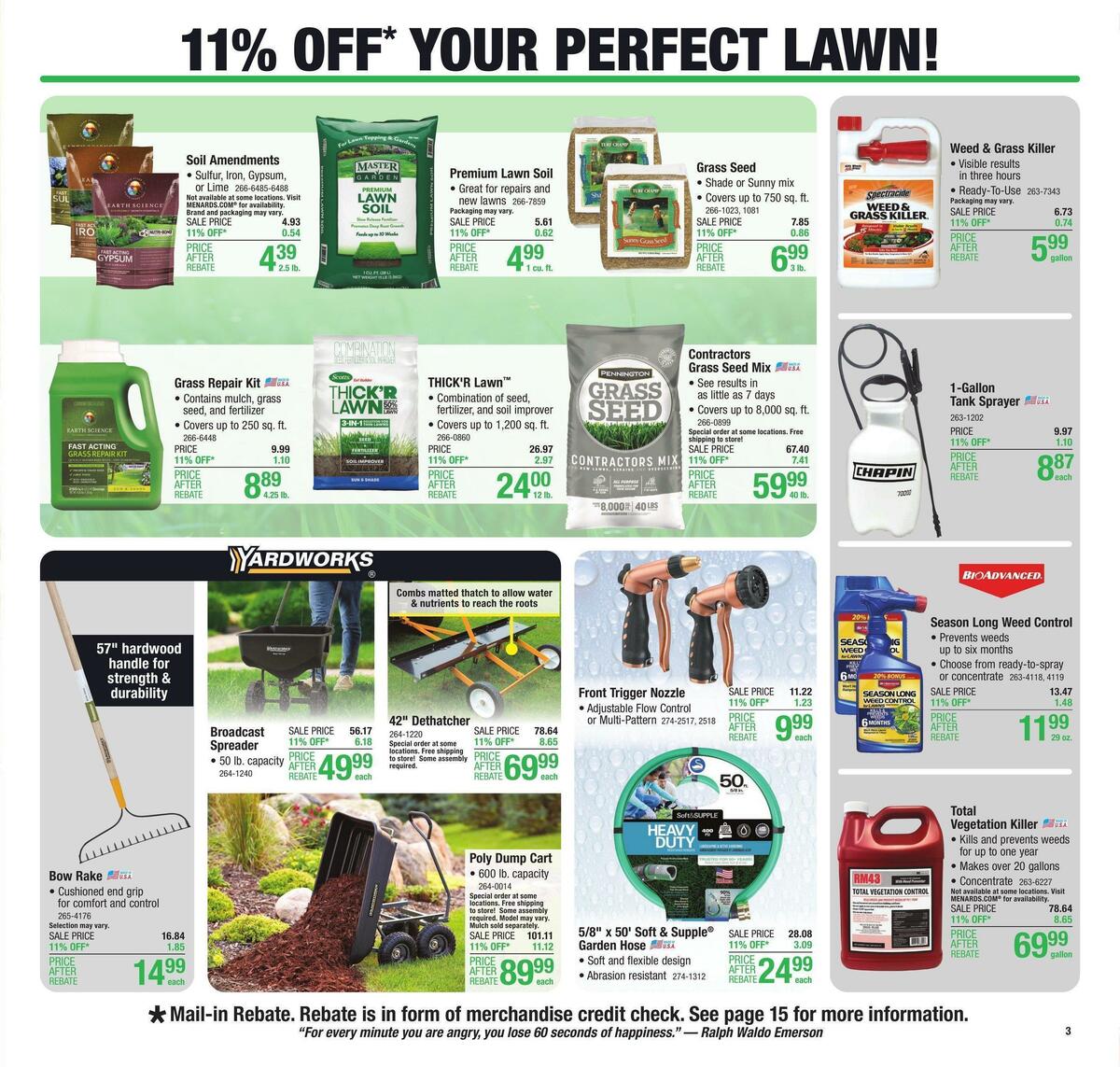 Menards Weekly Ad from April 19