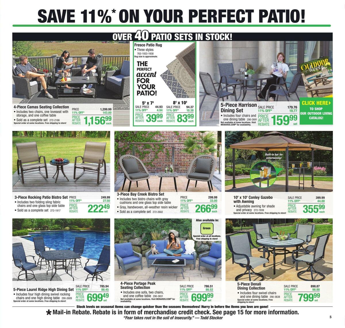 Menards Weekly Ad from April 19