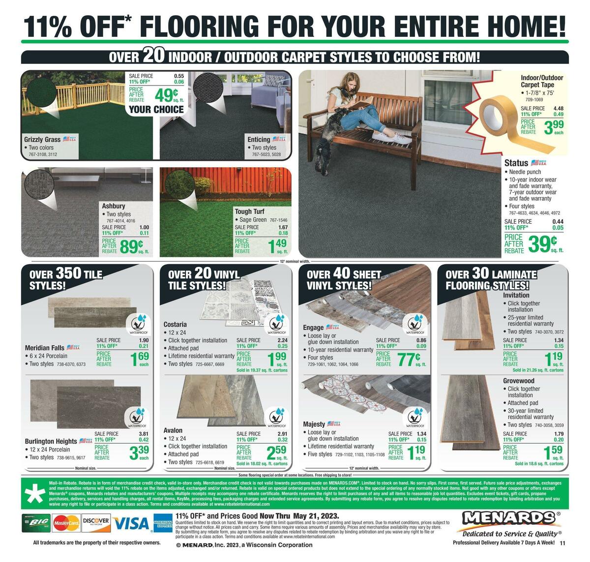 Menards Weekly Ad from May 11