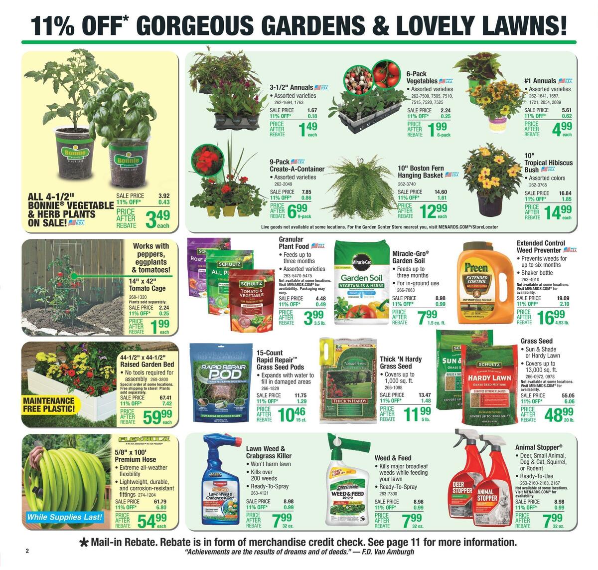 Menards Weekly Ad from May 11