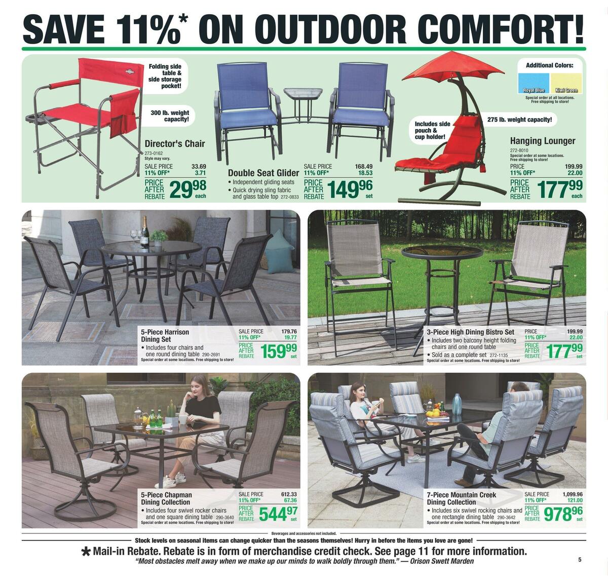 Menards Weekly Ad from May 11