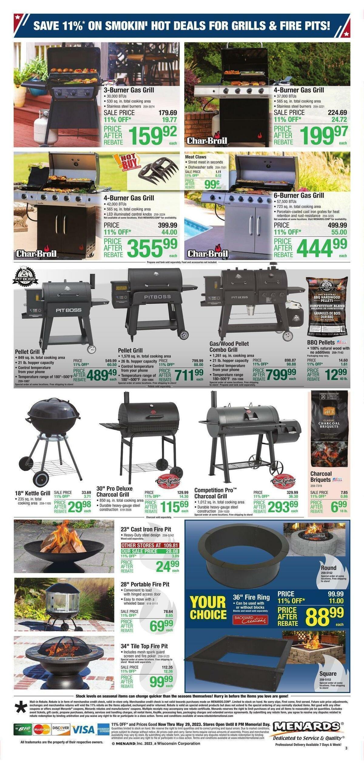 Menards Memorial Day Weekly Ad from May 18