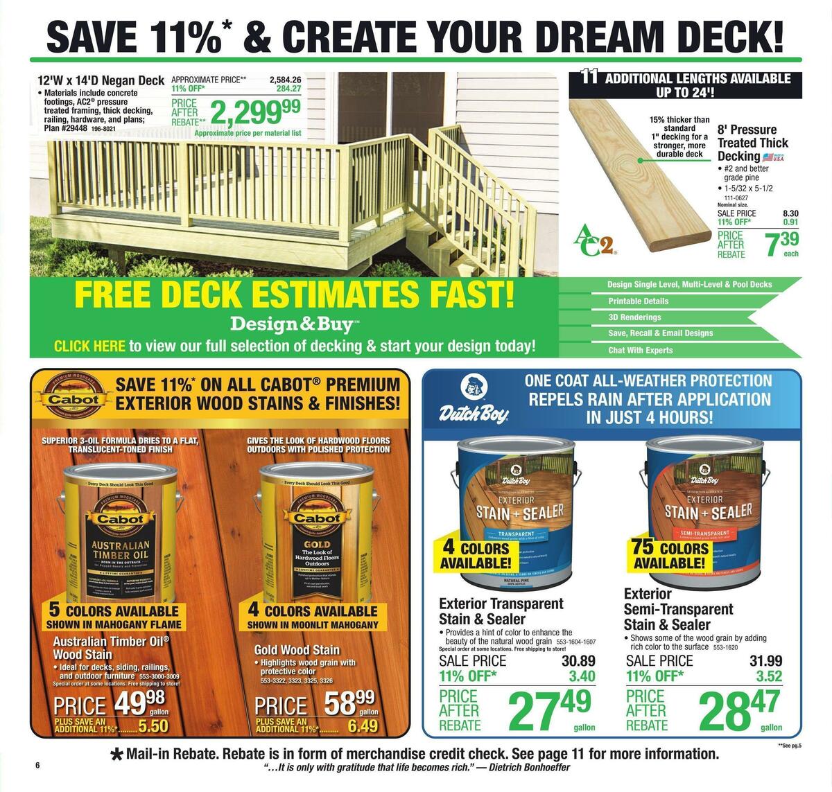 Menards Weekly Ad from May 25