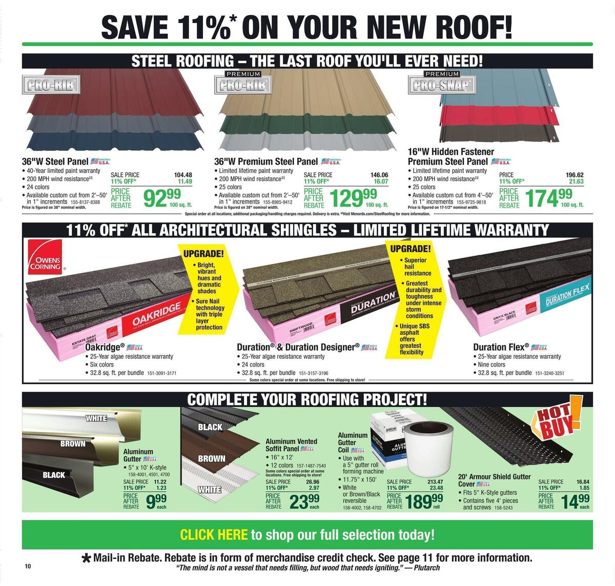 Menards Weekly Ad from May 25