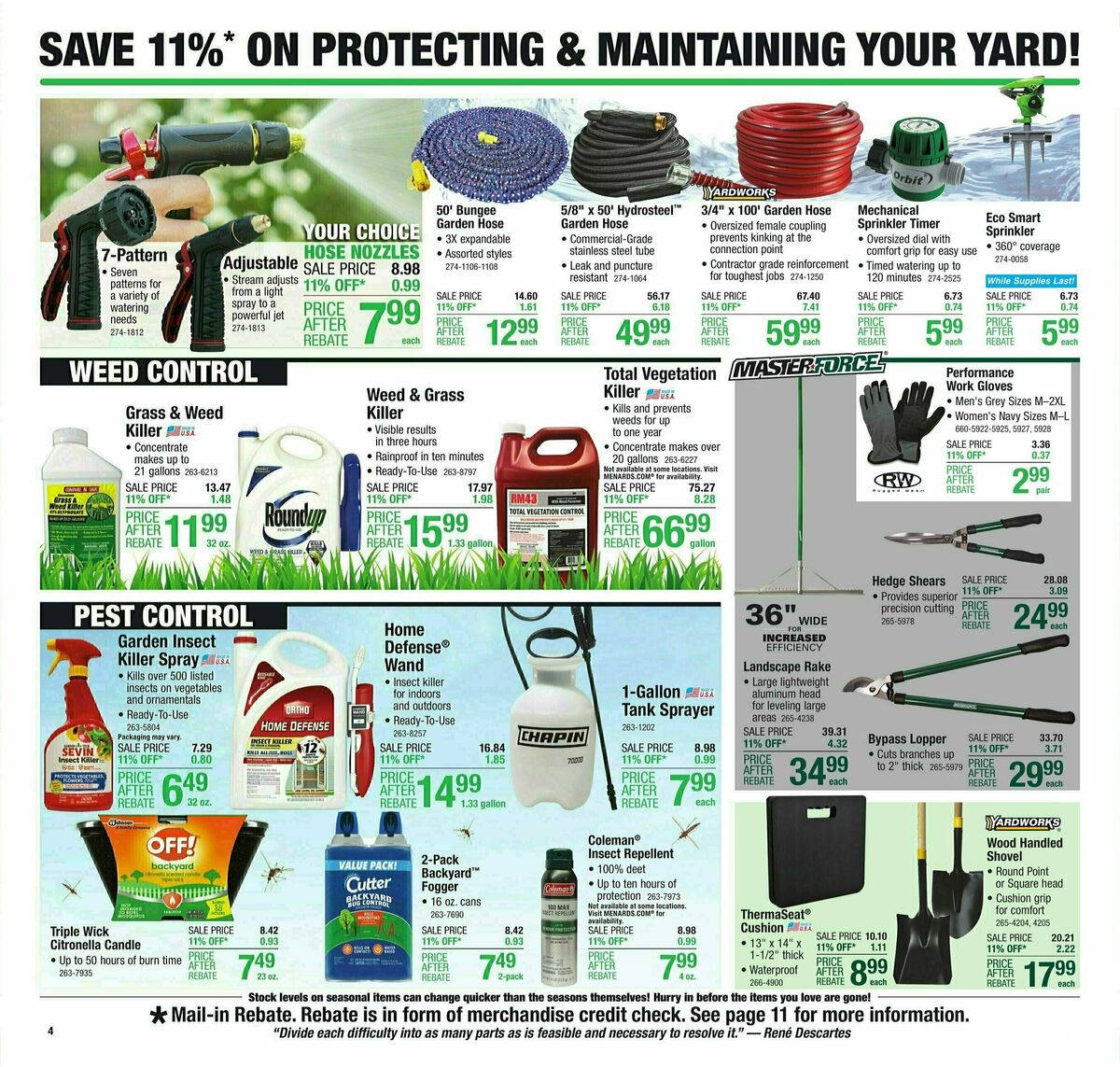 Menards Weekly Ad from June 29