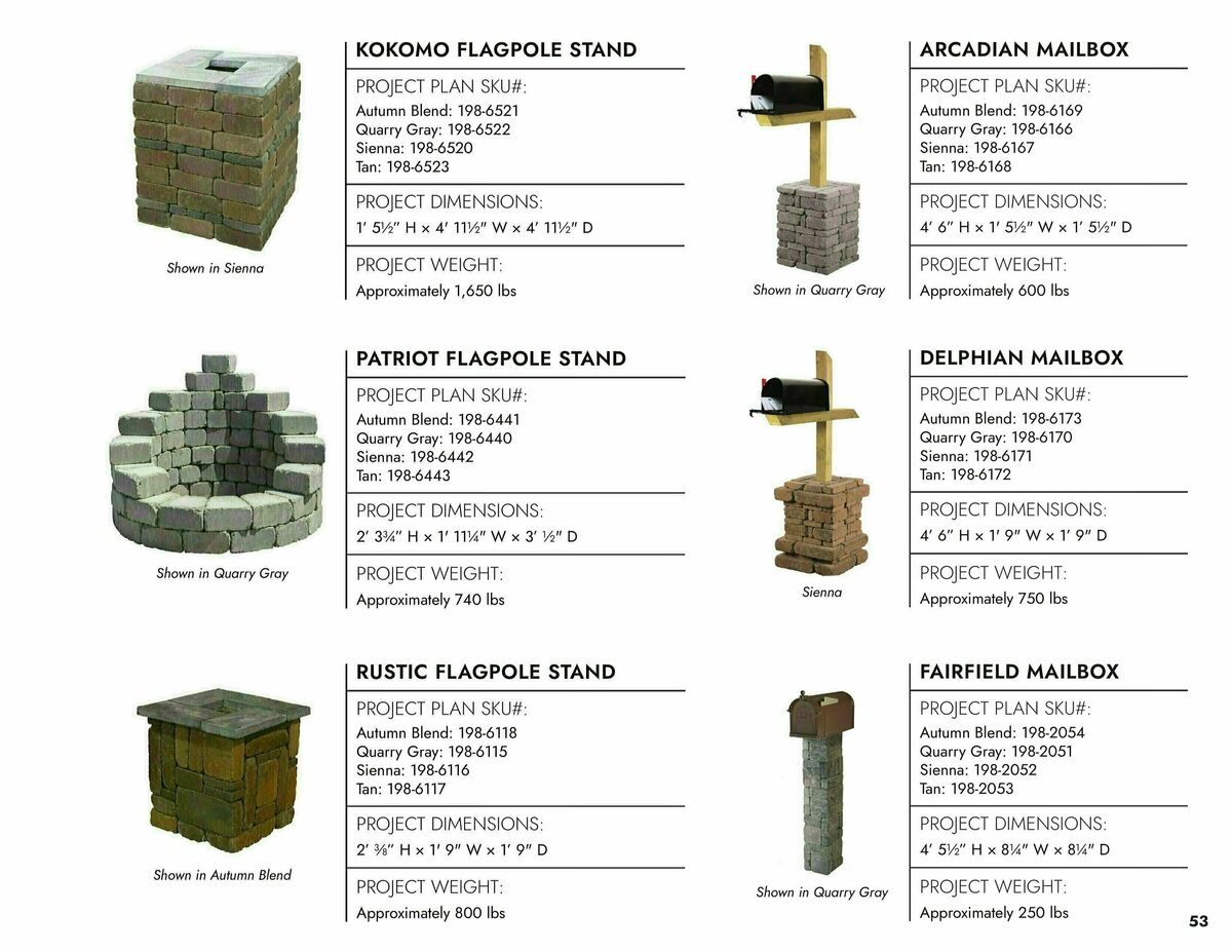 Menards Easy No Cut Block Projects Weekly Ad from March 9