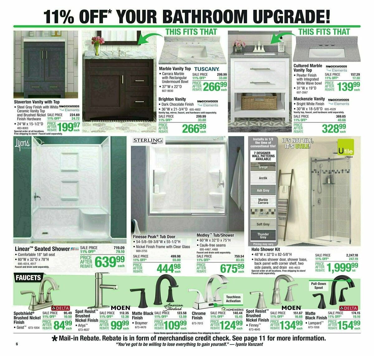 Menards Weekly Ad from September 6