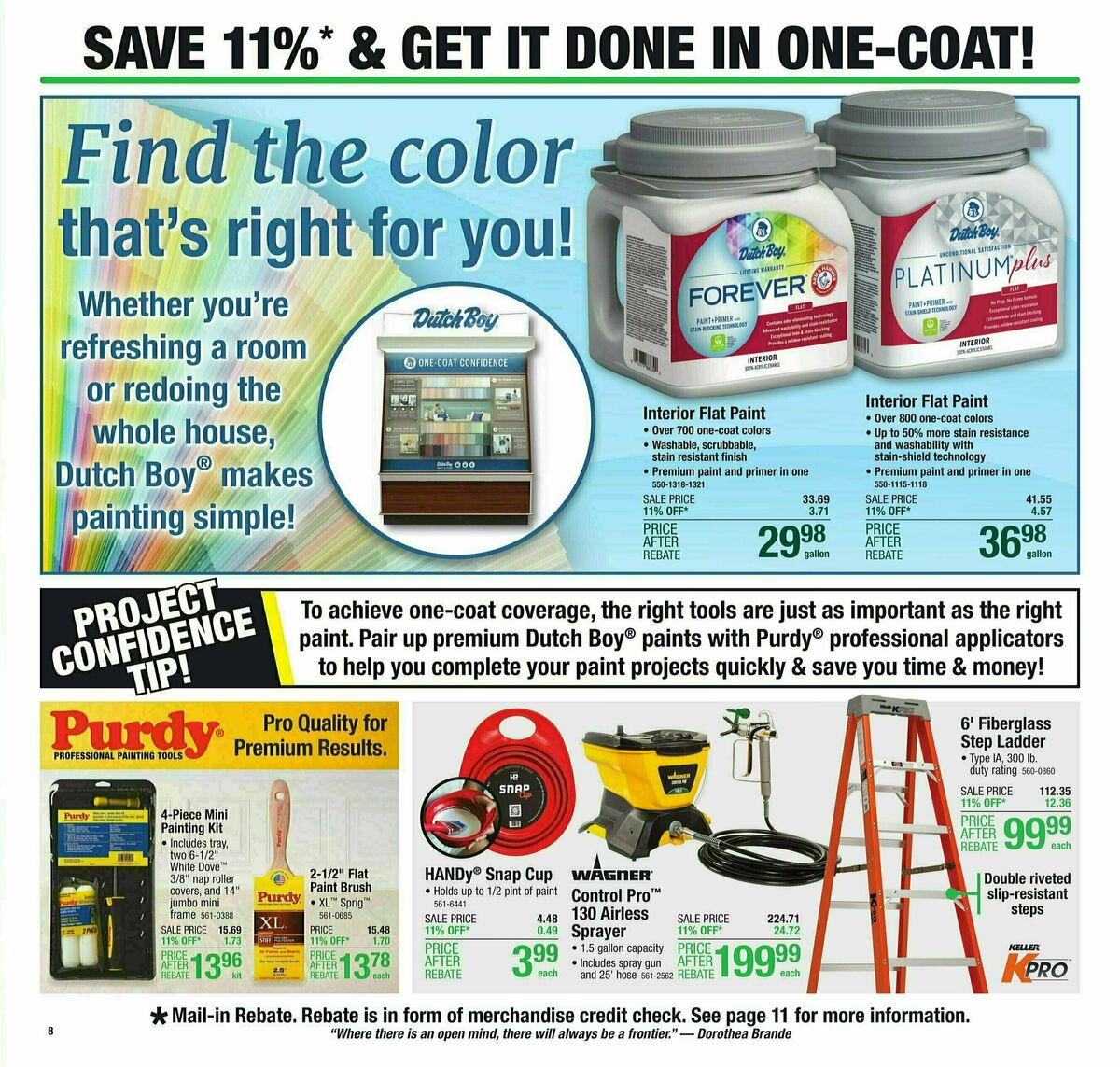 Menards Weekly Ad from September 6