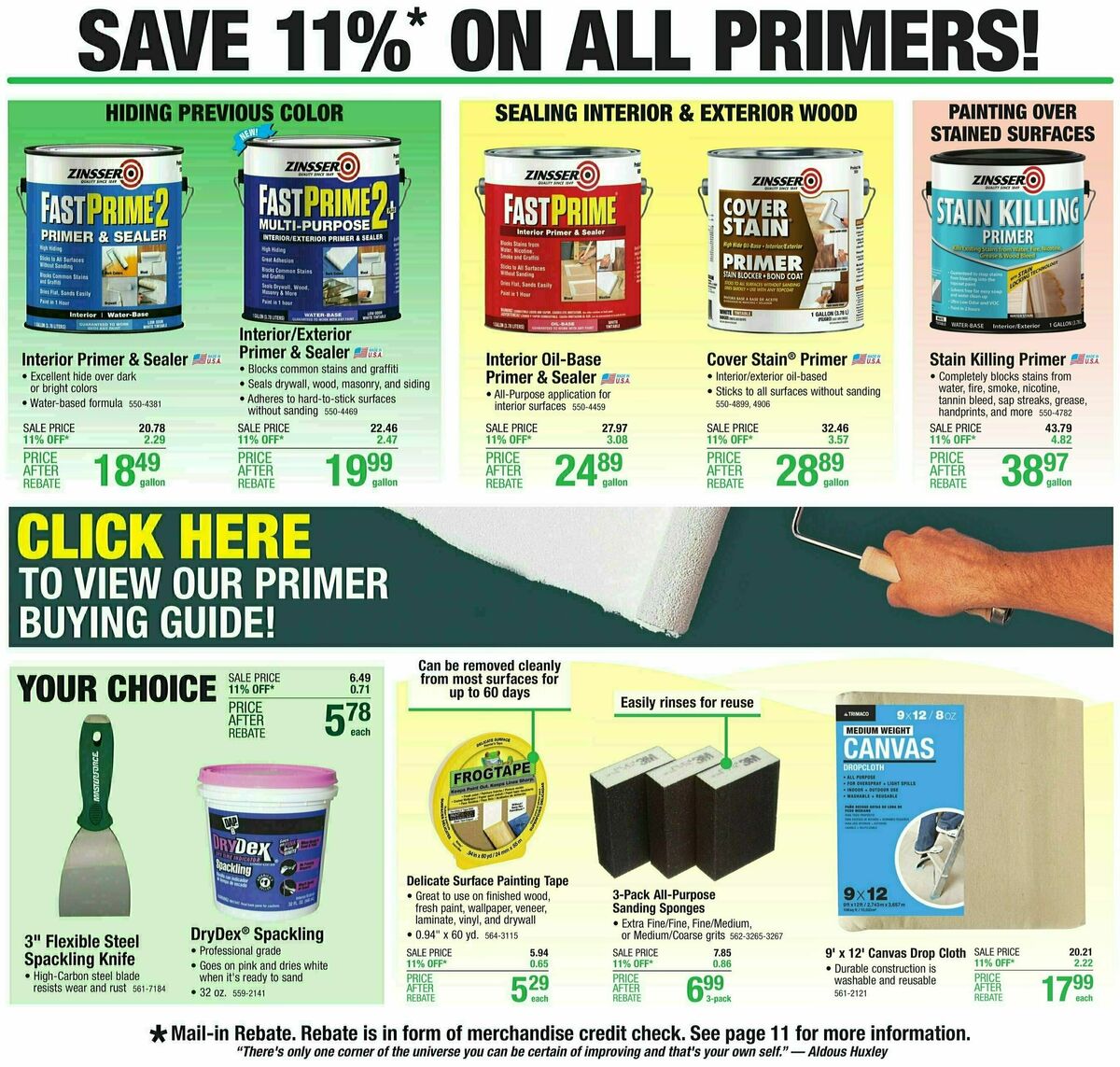 Menards Weekly Ad from September 6