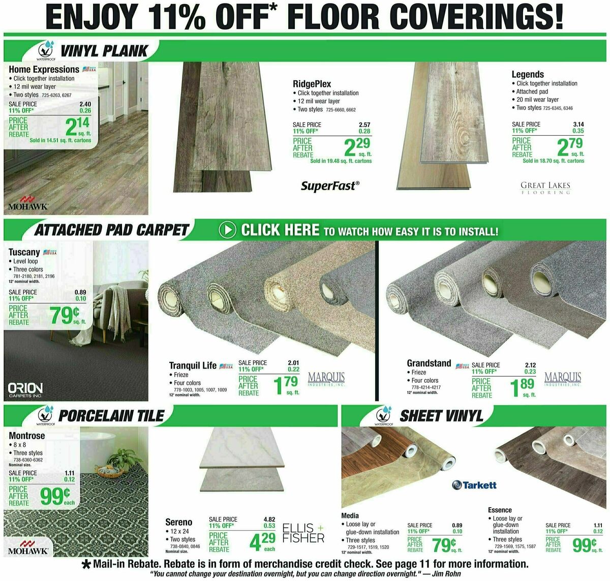 Menards Weekly Ad from September 6