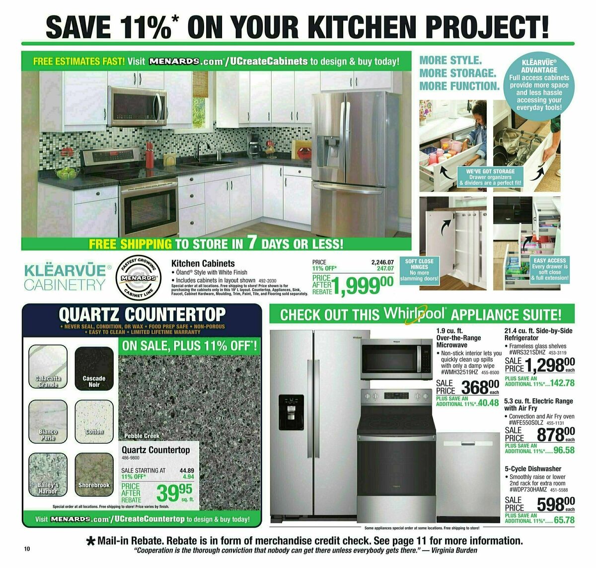 Menards Weekly Ad from September 6