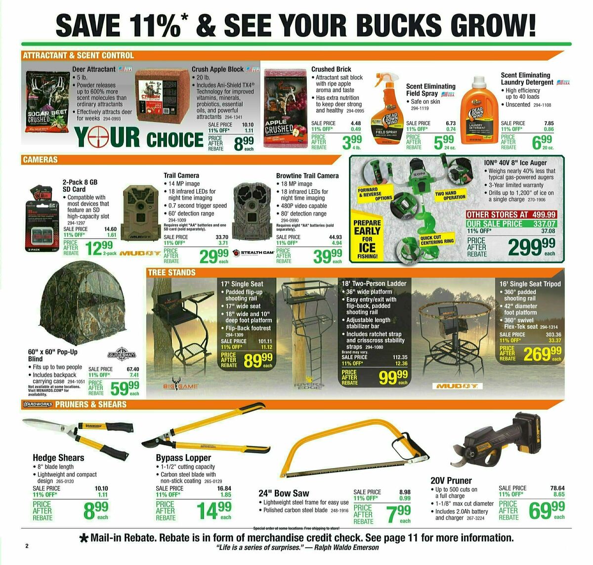 Menards Weekly Ad from September 6