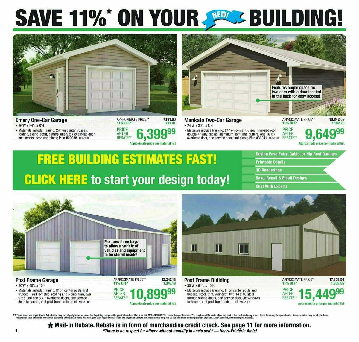 Menards Weekly Ad from September 6