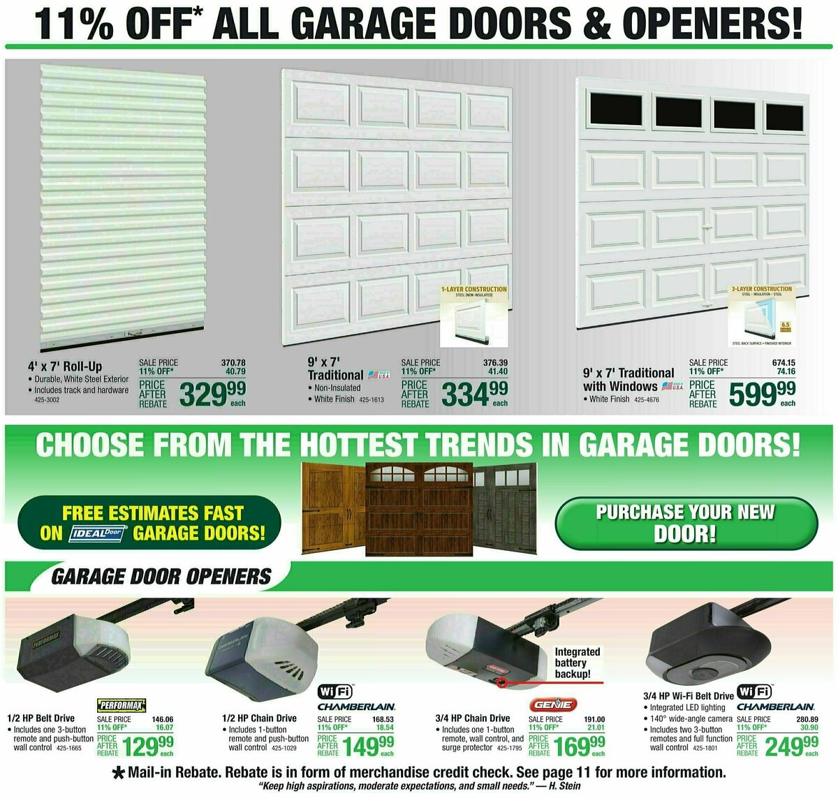 Menards Weekly Ad from September 6