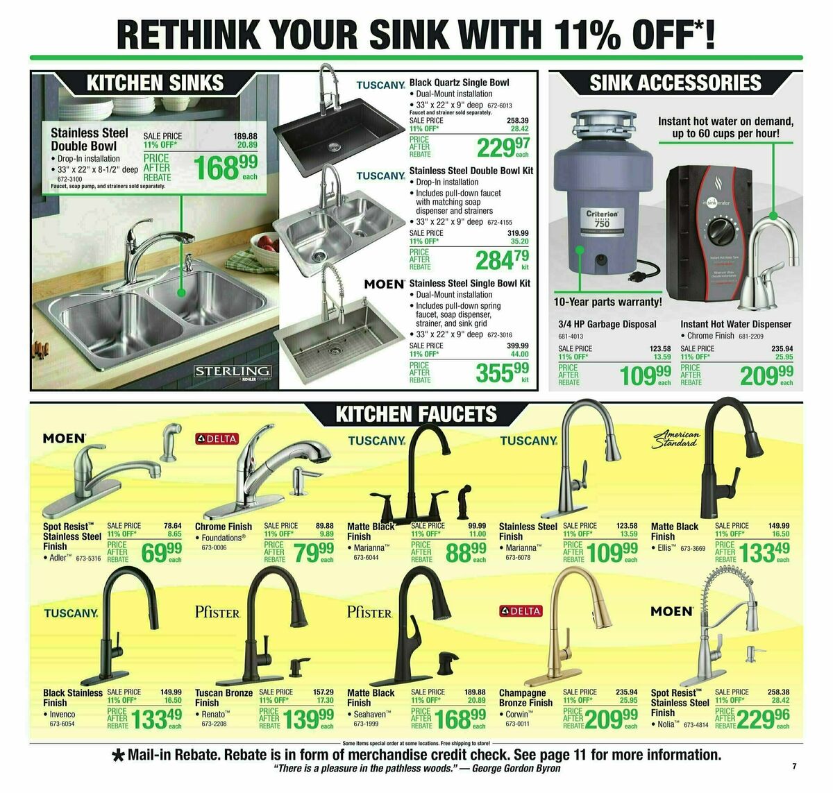 Menards Weekly Ad from September 20