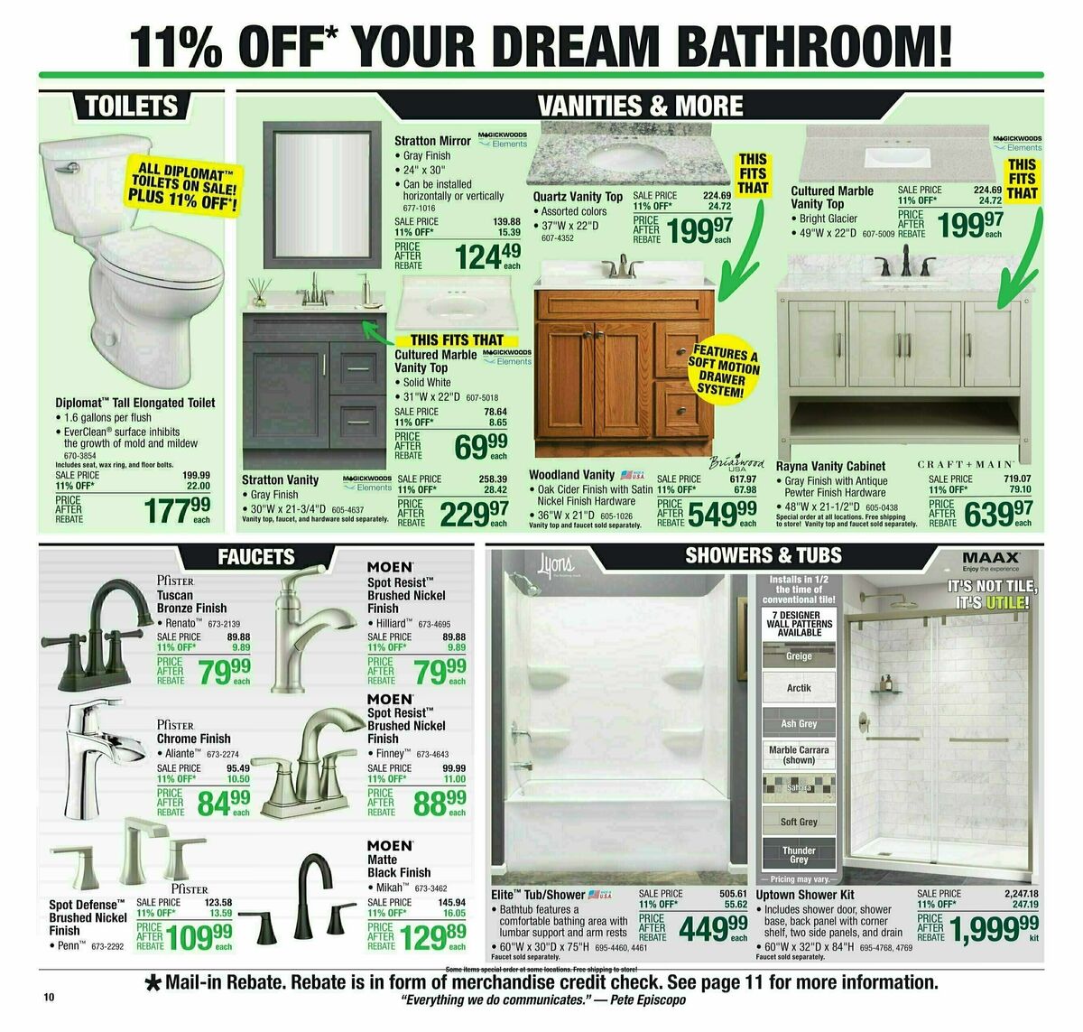 Menards Weekly Ad from September 20