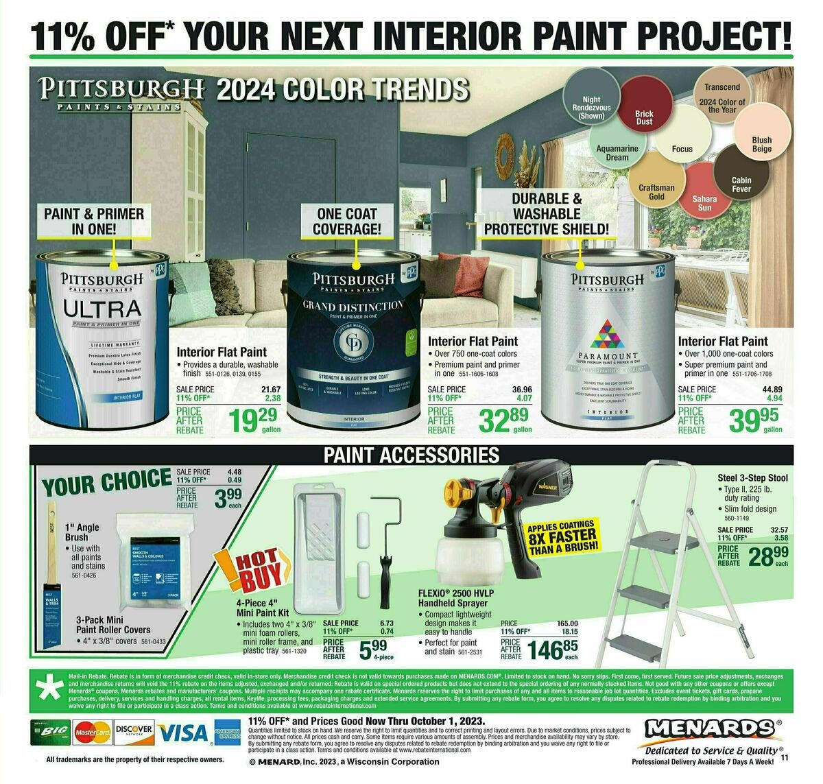 Menards Weekly Ad from September 20