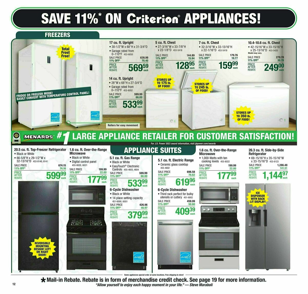 Menards Weekly Ad from November 8