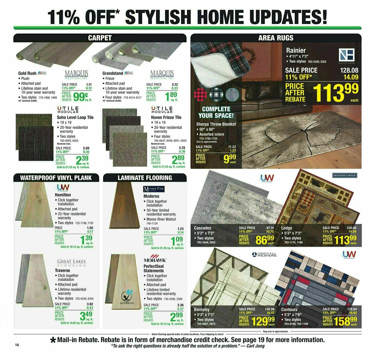 Menards Weekly Ad from November 8