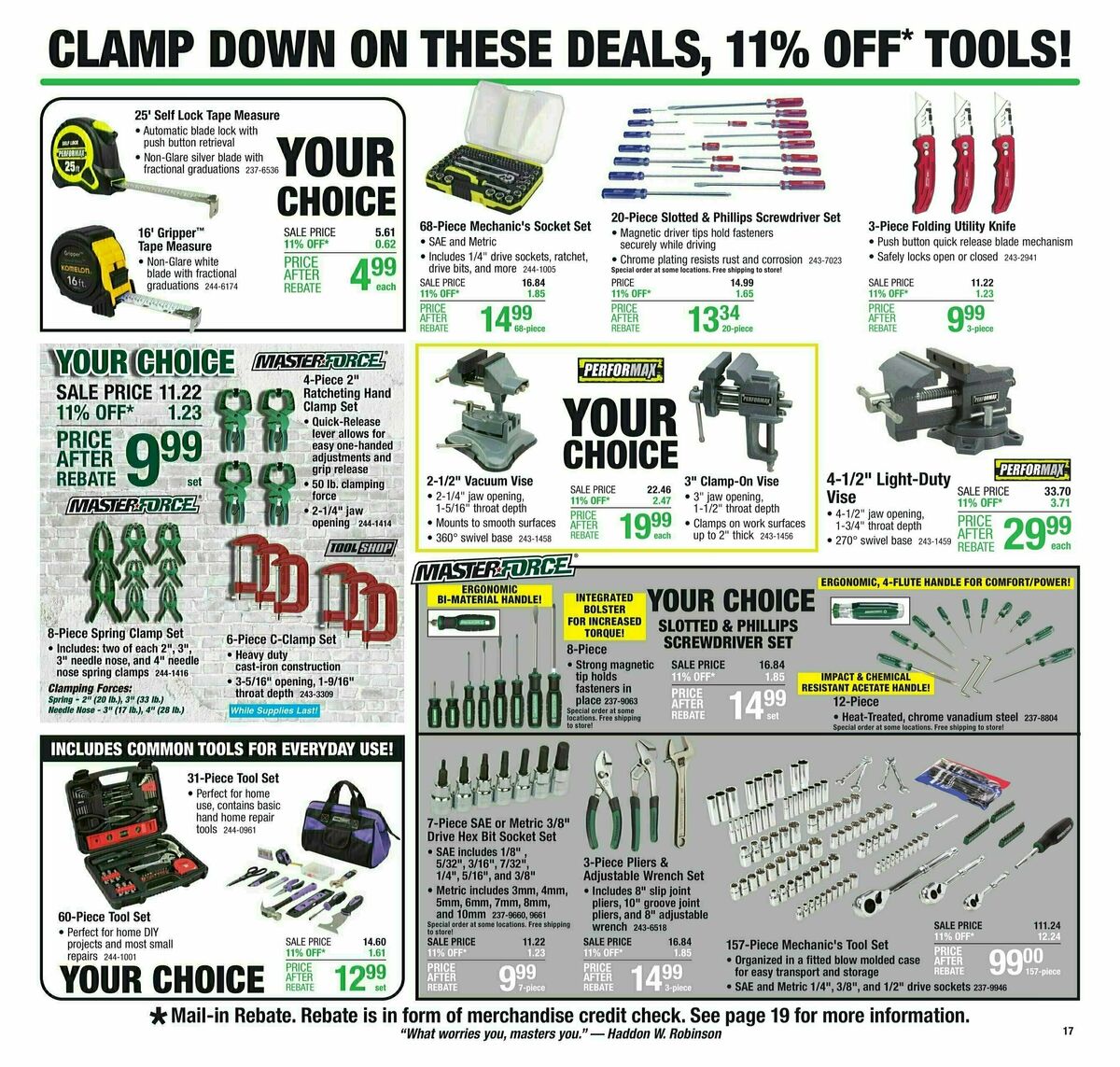 Menards Weekly Ad from November 8