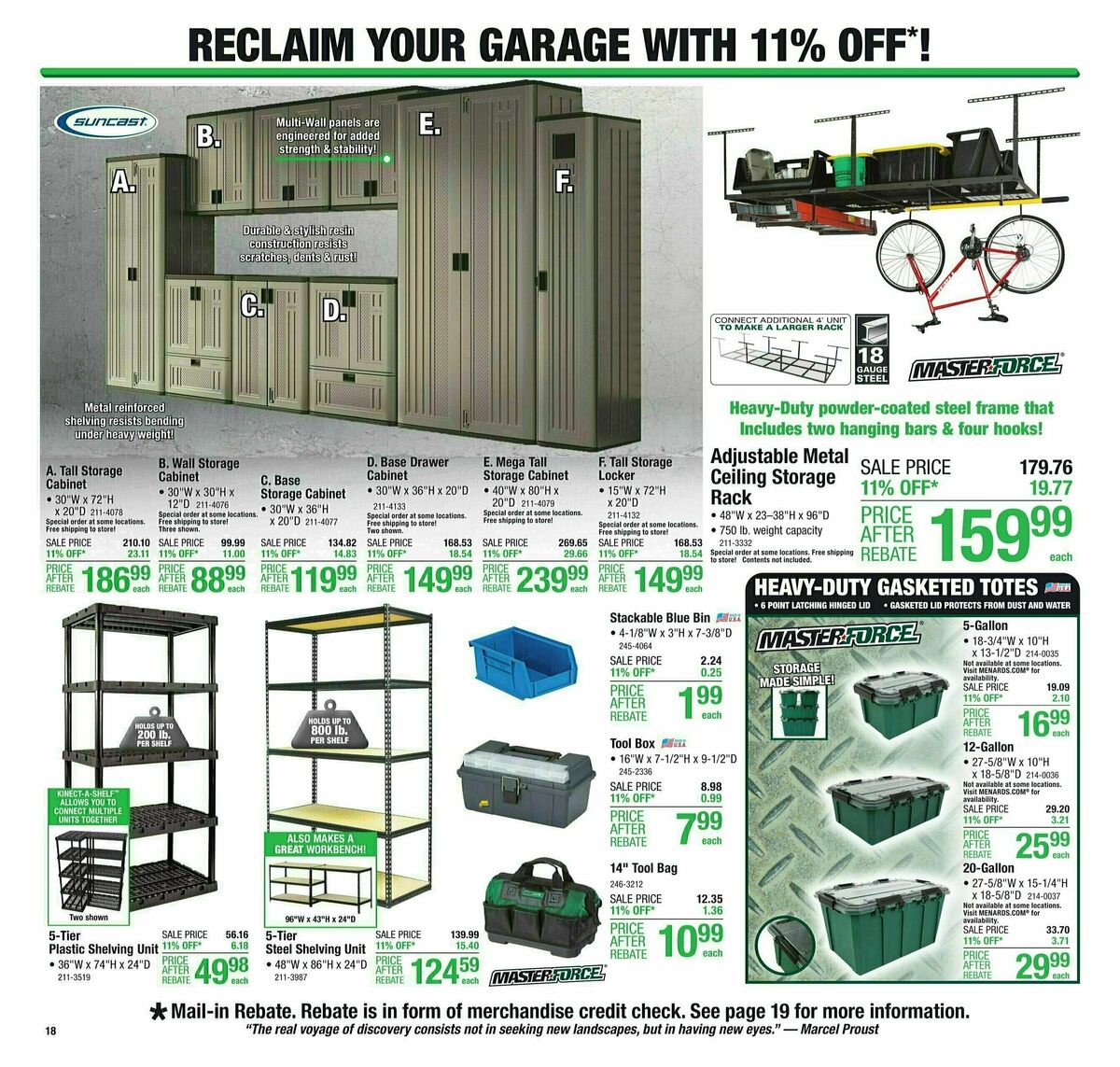 Menards Weekly Ad from November 8