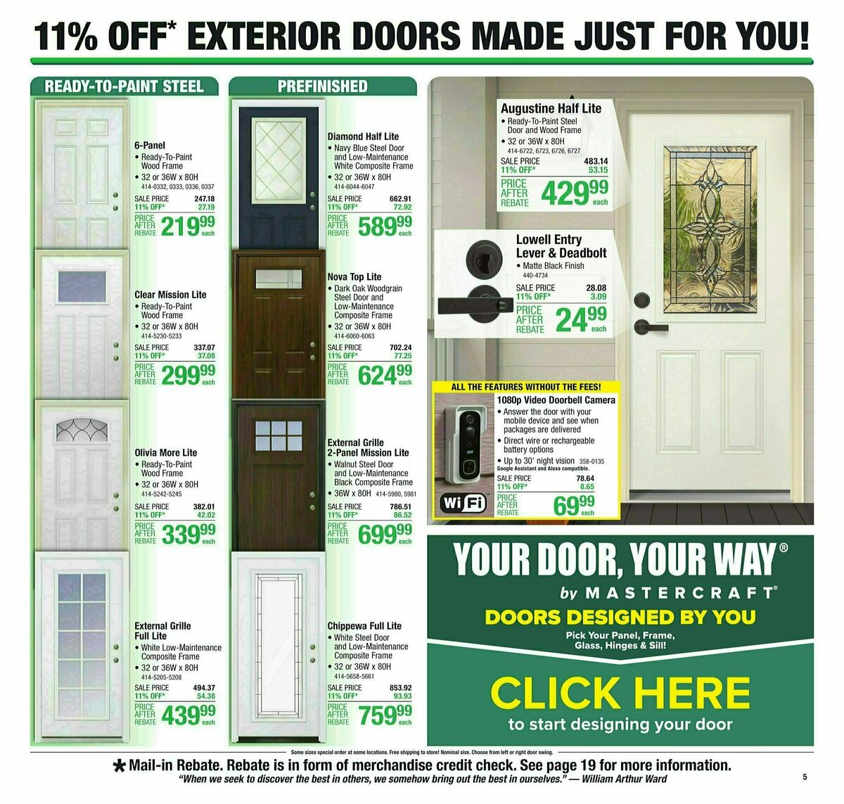 Menards Weekly Ad from November 8