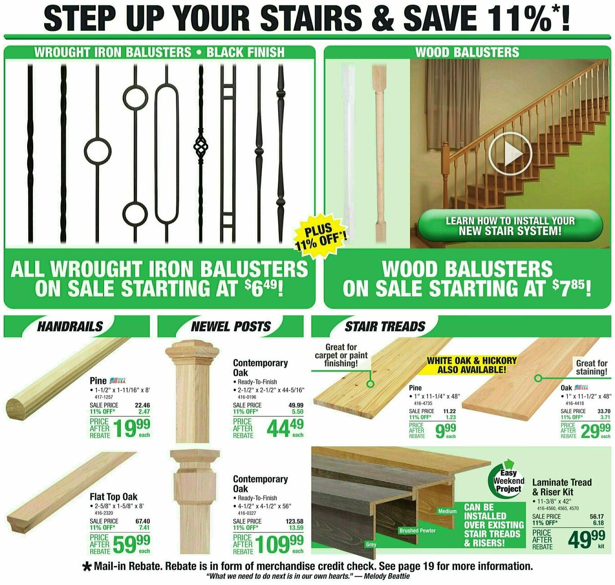 Menards Weekly Ad from November 8