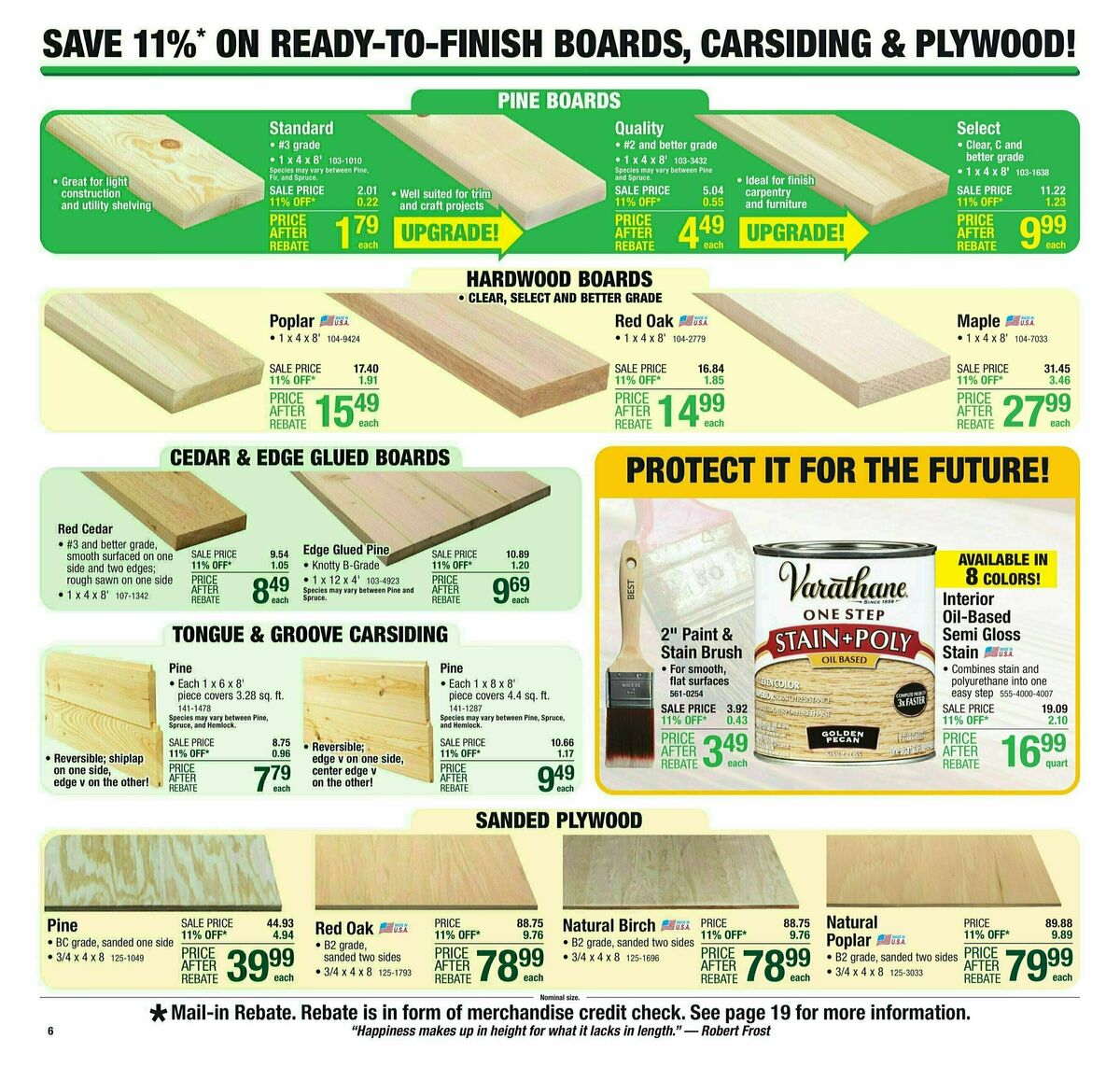 Menards Weekly Ad from November 8